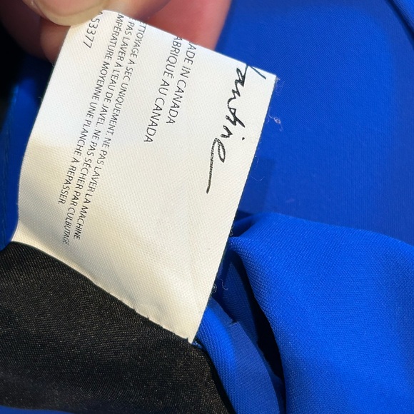 Greta Constantine custom order Silfit dress size M in cobalt. - Picture 4 of 8